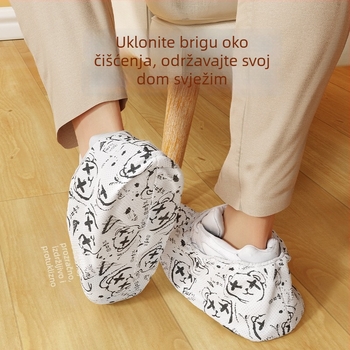 Navlaka za cipele, debela i otporna na habanje od netkanog materijala, za unutarnju upotrebu u čistim prostorima, višekratna upotreba