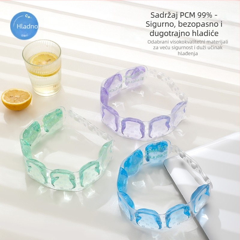 Osvježavajući ovratnik za vrat – Nordic stil, TPU tkanina, PCM punjenje, zaštita od vrućine i hlađenje