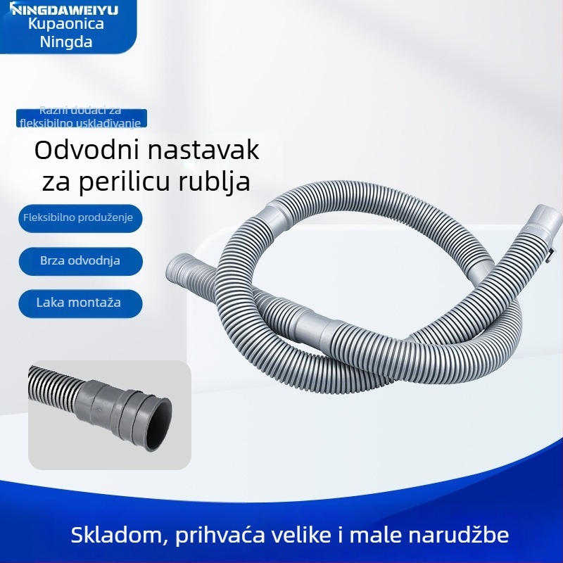 Univerzalni odvodi perilice rublja – produžni cijev, ABS materijal, model: izlaz perilice, stil: moderni minimalistički, mogućnost prilagodbe
