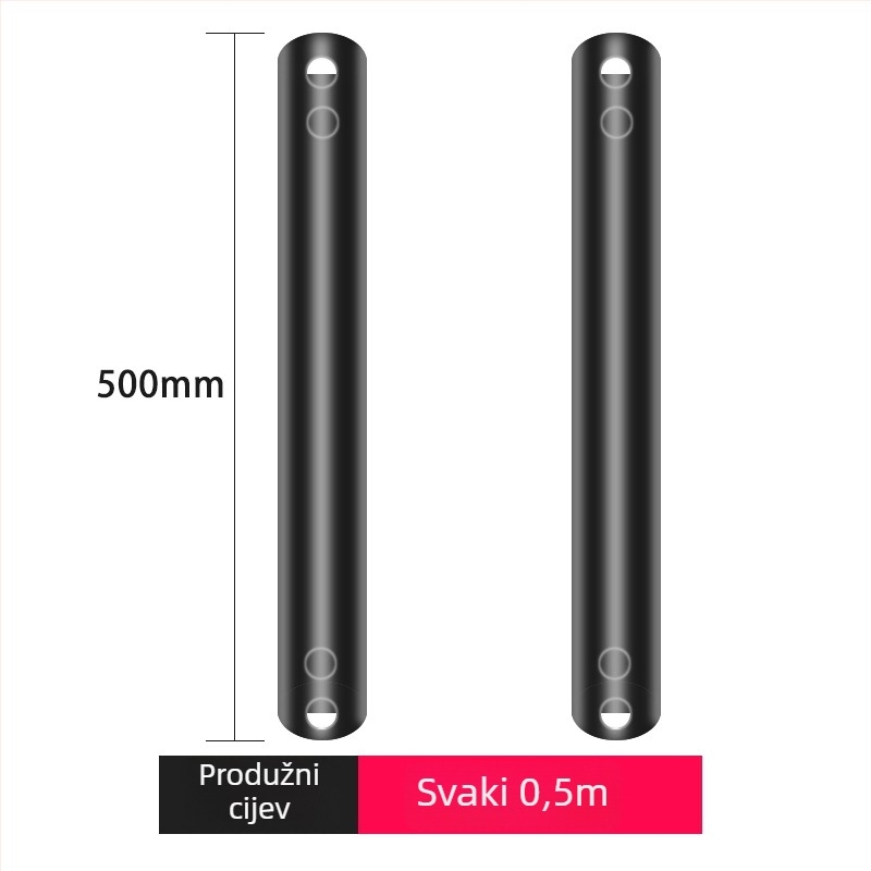 Stropni nosač televizora za više zaslona, željezni okvir, moguć na zid, nosivost do 15 kg, univerzalni sve-u-jednom dodatak