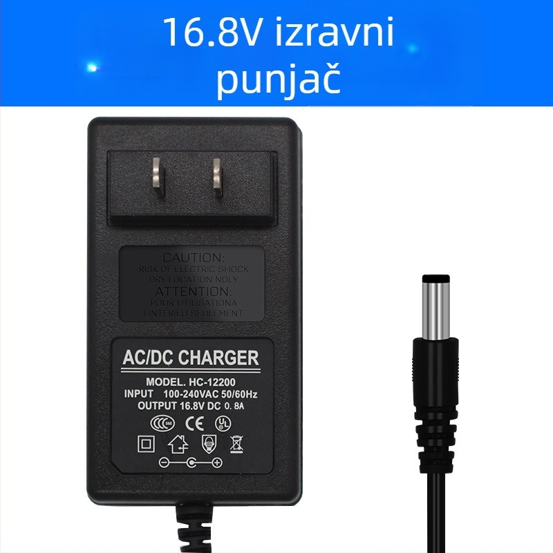Di Drill punjač litijske baterije za ručne bušilice — kompatibilan s 12V, 16,8V, 21V i 25V