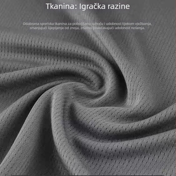 Unisex košarkaški trening komplet - bez rukava, okrugli ovratnik, slobodan kroj; vanjski materijal: bambusova vlakna, 100% poliester; podstava: bambusova vlakna, 100% poliester; pogodan za sve sezone