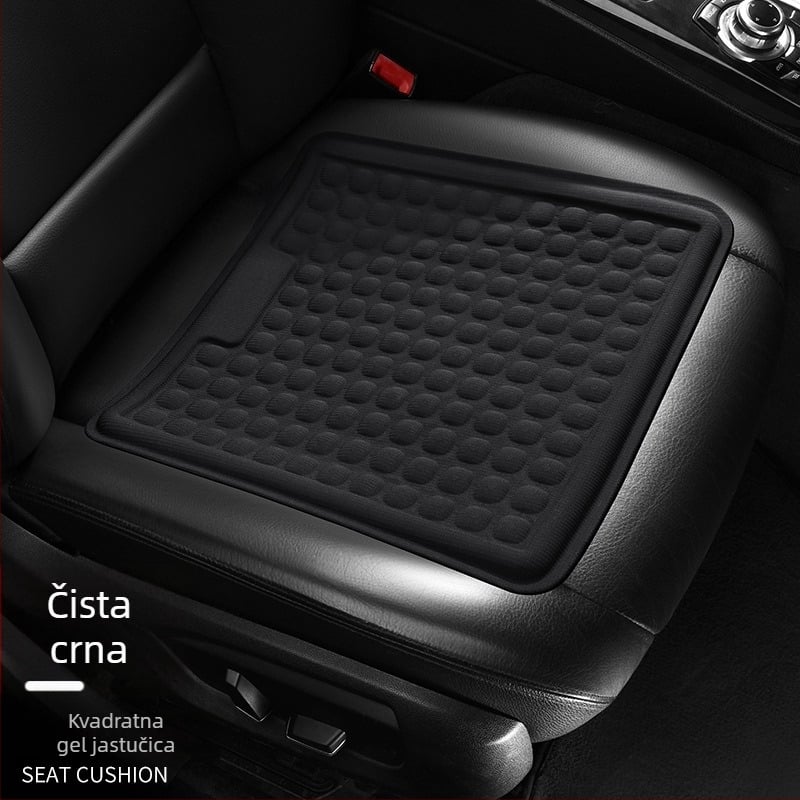 Silikonski jastuk za sjedenje s mrežastom strukturom – za auto i ured, hlađenje, masaža, ventilacija, napunjen plinom, ljeto
