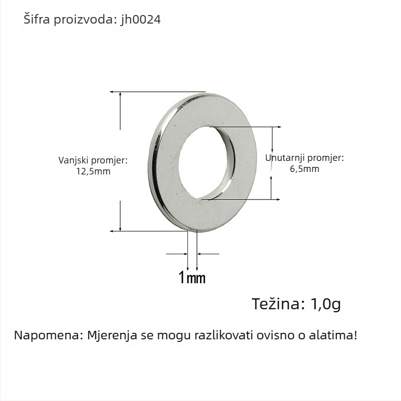 Metalni ukrasni prsten za DIY izradu lula – dodatak za lula, ispis logotipa, prilagodljiv, pakiranje 100 kom