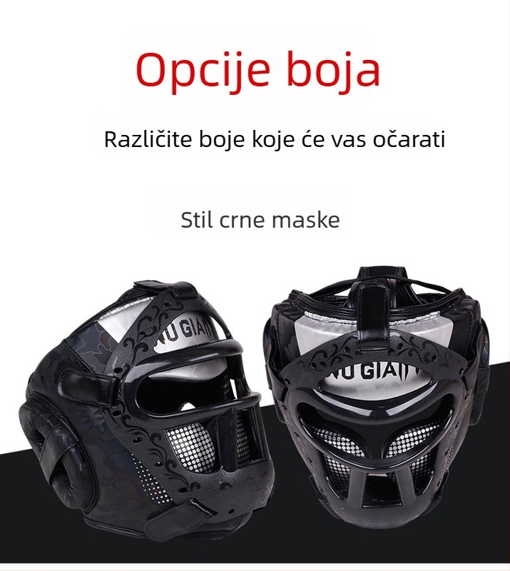 Boxerska kaciga – PU materijal, vertikalni dizajn, težina 1000 g, porijeklo Dingzhou