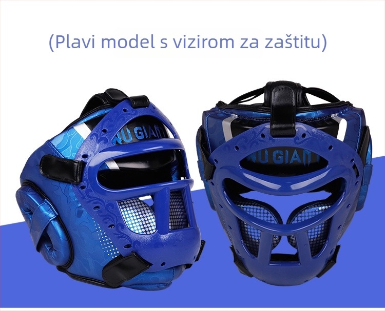 Boxerska kaciga – PU materijal, vertikalni dizajn, težina 1000 g, porijeklo Dingzhou