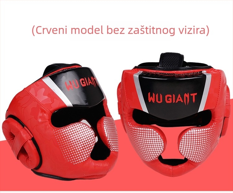 Boxerska kaciga – PU materijal, vertikalni dizajn, težina 1000 g, porijeklo Dingzhou