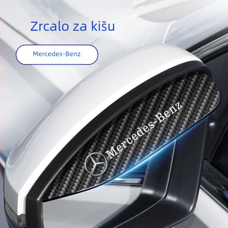 Zaštita od kiše za retrovizor, karbonsko vlakno, Ride Sharp, bez prilagodbe