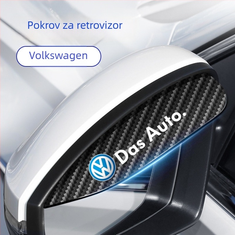 Zaštita od kiše za retrovizor, karbonsko vlakno, Ride Sharp, bez prilagodbe