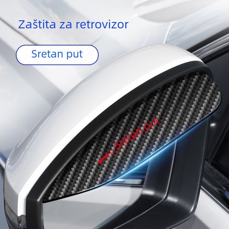 Zaštita od kiše za retrovizor, karbonsko vlakno, Ride Sharp, bez prilagodbe
