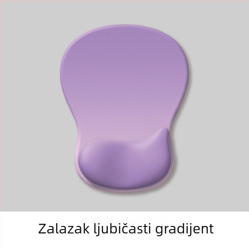 Mala podloga za zglob miša, gumena, jednostrana, s trakom za zglob, OEM obrada