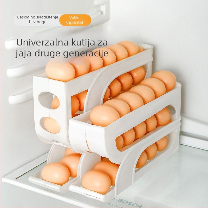 4-slojna plastična kutija za jaja s kliznim dizajnom za bočne vrata hladnjaka, porijeklo Yiwu