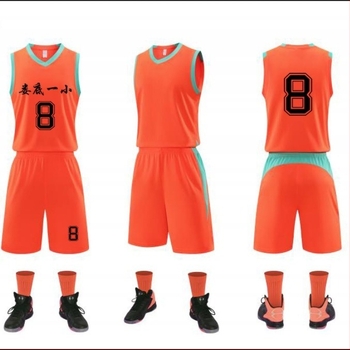Unisex mladež košarkaška uniforma s prilagođenom otiskom, 100% poliester, brzo se suši i prozračna