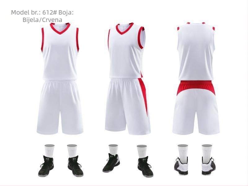 Unisex mladež košarkaška uniforma s prilagođenom otiskom, 100% poliester, brzo se suši i prozračna