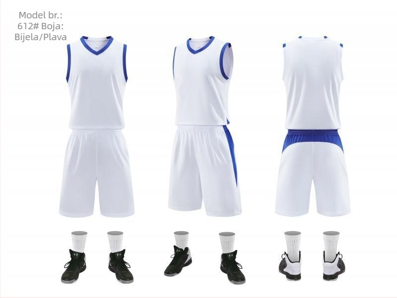 Unisex mladež košarkaška uniforma s prilagođenom otiskom, 100% poliester, brzo se suši i prozračna
