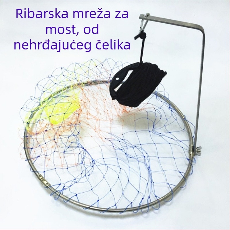 Mreža za ribolov za mostni raft, sklopiva uz sajlu (Brend: Drugo; Materijal: Drugo; Glavno tržište: Drugo)