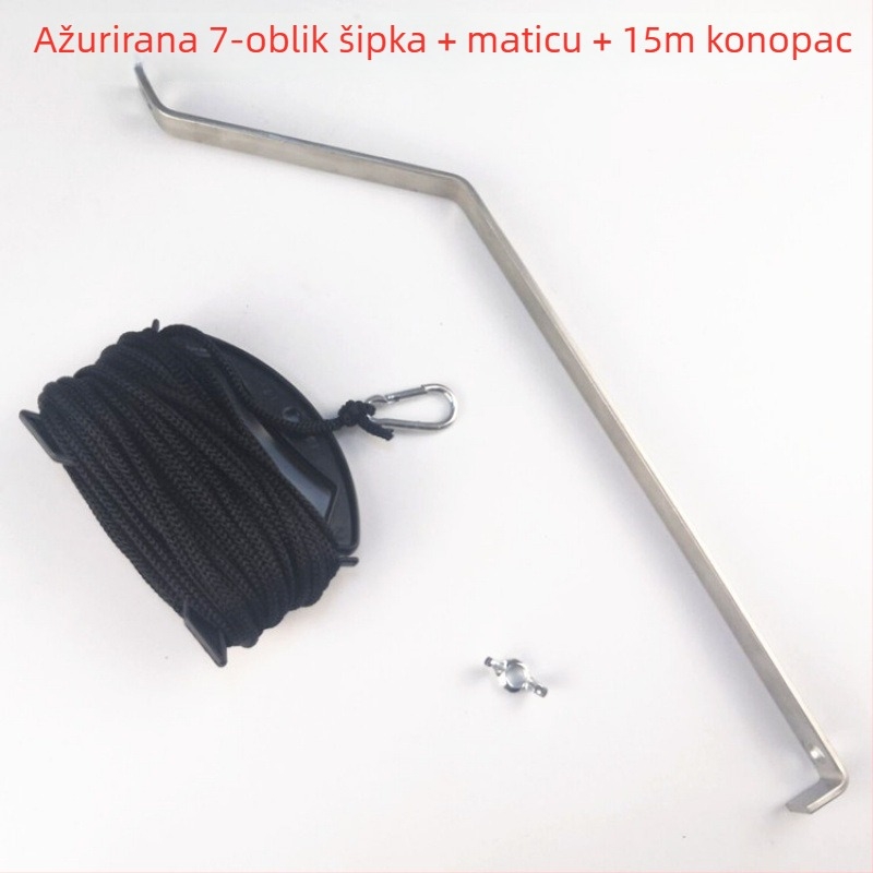 Mreža za ribolov za mostni raft, sklopiva uz sajlu (Brend: Drugo; Materijal: Drugo; Glavno tržište: Drugo)