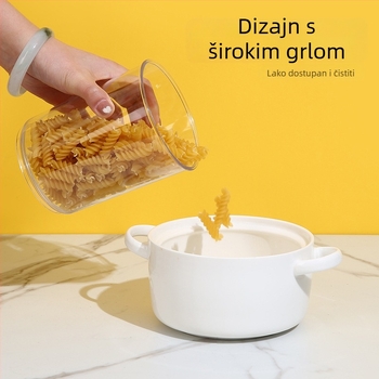 Yixin okrugla plastična posuda za očuvanje svježine, kapacitet 1–2 L, prilagodljiv logotip