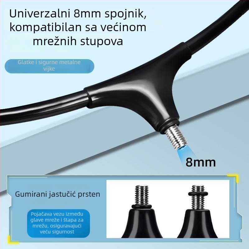 Glava ribarske mreže – aluminijska legura, model Ou Chen, bez marke