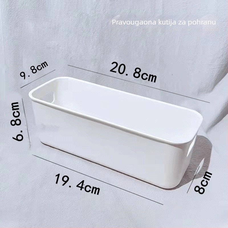 Kutija za skladištenje s ladicom, plastična PP, model 9383, 100% novi materijal, bez poklopca, mogućnost slaganja, veliki kapacitet