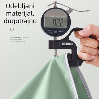 Kišni pončo za motocikl i električno vozilo – debeli Oxford materijal, PU premaz, za dvije osobe