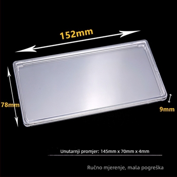 Zaštitna kutija za commemorativne banknote, model Horse wallet, polistiren, protiv plijesni, kapacitet 1–20 listova, mogućnost prilagodbe/logotip