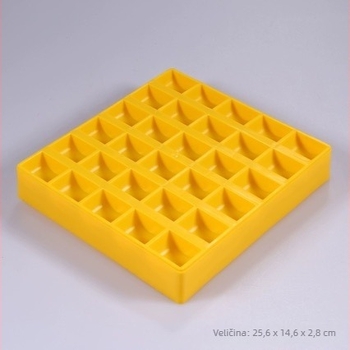 Stolna kutija za novčiće, polipropilenska konstrukcija, model 001, suvremen stil minimalističkog dizajna, ploča za brojanje novčića