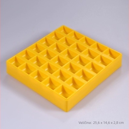 Stolna kutija za novčiće, polipropilenska konstrukcija, model 001, suvremen stil minimalističkog dizajna, ploča za brojanje novčića