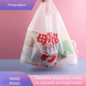 Debela plastična torba za dućan za bebe – za bočice i mliječni prah; pakiranje za preuzimanje, grupiranje, proces filmnog puhanja gravure, Li Fang, model 03245