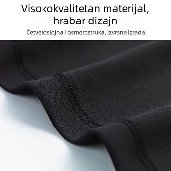 Muška trenirka majica bez rukava — Milk Silk tkanina, prugasti uzorak, labav kroj, prozračna, ljeto