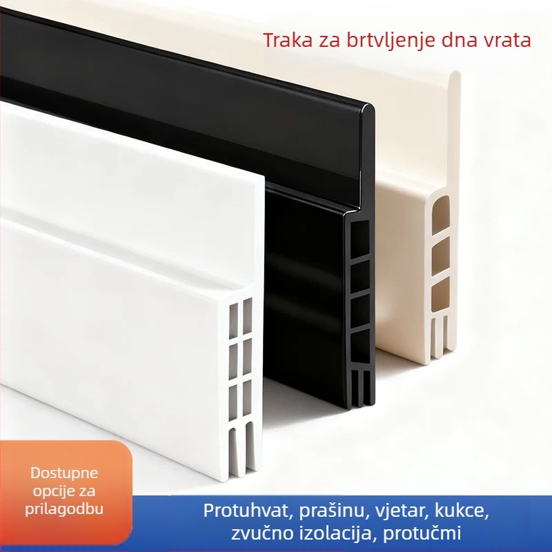 Brtva za prag vrata, model B10, visoka temperatura, otpornost na habanje, otpornost na koroziju, brtvi, štiti od prašine, vode i vjetra