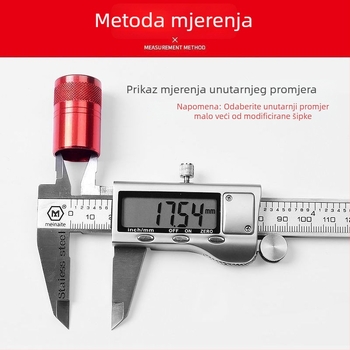 8 mm adapter za štap za pecanje – DIY vijčani konektor za vlastoručno izrađenu mrežu za pecanje