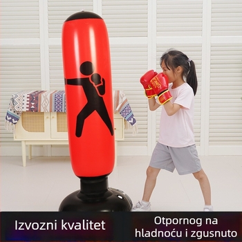 PVC napuhiva kolona za boksačke treninge — vertikalni dizajn, težina 700, prikladna za tjelesni trening