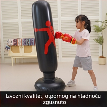 PVC napuhiva kolona za boksačke treninge — vertikalni dizajn, težina 700, prikladna za tjelesni trening