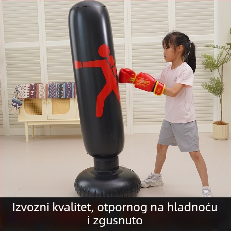 PVC napuhiva kolona za boksačke treninge — vertikalni dizajn, težina 700, prikladna za tjelesni trening