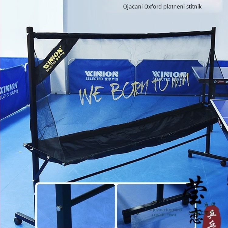 Prijenosni skupljač loptiica za stolni tenis s trening-stativom i mrežom za lopte — Model F97S69S85685HJ