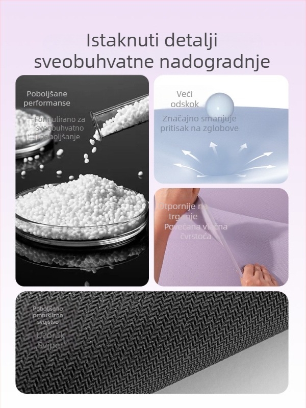 TPE joga podložak, protuklizna površina, debljina 10 mm, težina 120–800 g