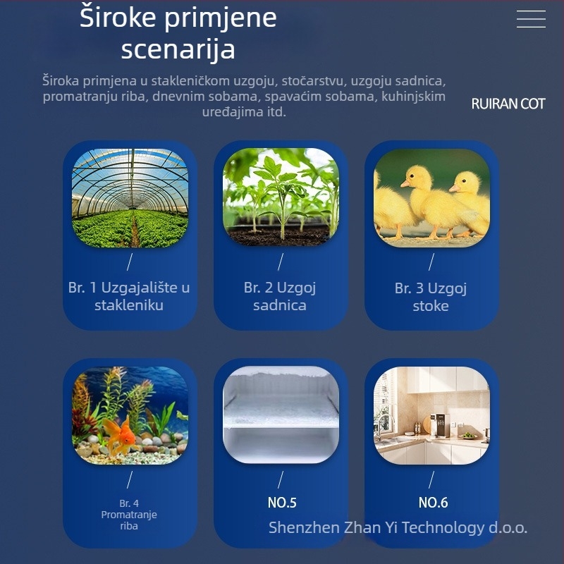 Ugrađeni digitalni WiFi termostat za grijanje i hlađenje - industrijski hladnjak temperaturni upravljač prekidač, pločasta montaža, 110–220V