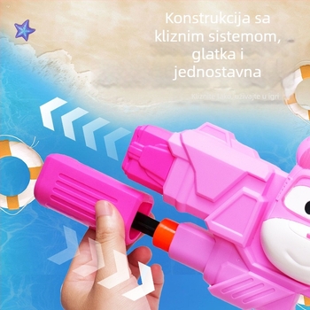 Pistolj za vodu s ruksakom, velikog kapaciteta, od plastike, interaktivna igračka za djecu 4–6 godina