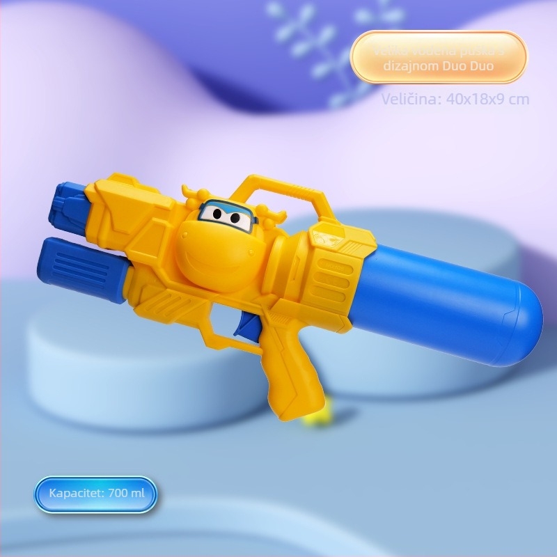 Pistolj za vodu s ruksakom, velikog kapaciteta, od plastike, interaktivna igračka za djecu 4–6 godina