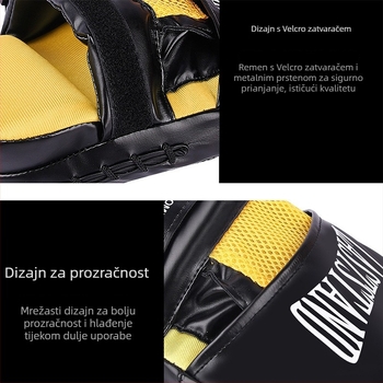 Klasična ručna meta za boksački trening — PU materijal, vertikalni stil, 0,2 kg, par