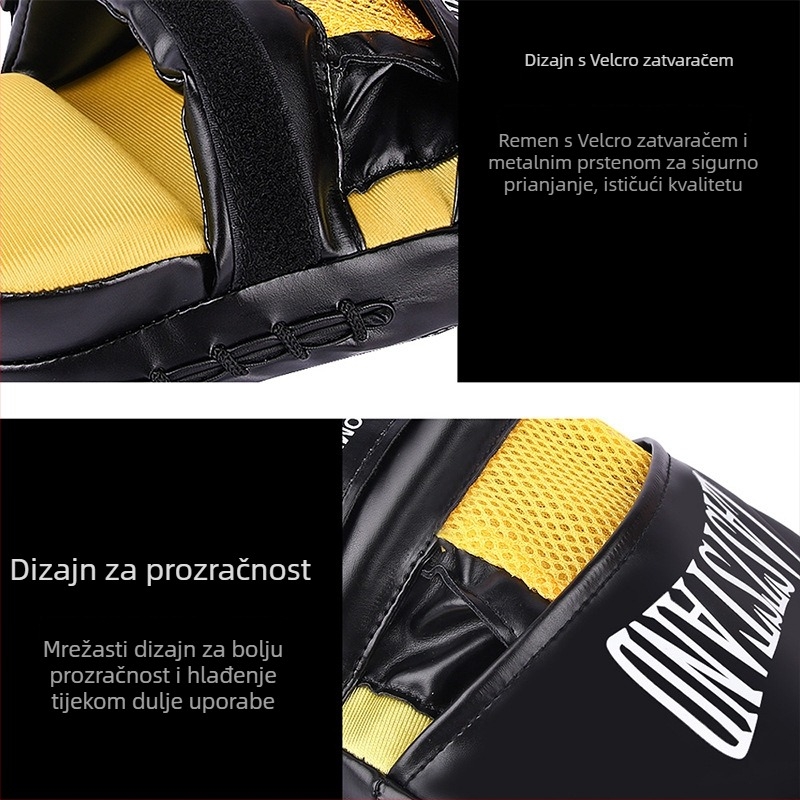 Klasična ručna meta za boksački trening — PU materijal, vertikalni stil, 0,2 kg, par