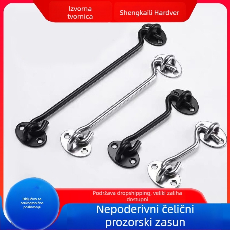 A-oblik prozorske brave, nehrđajući čelik, elektroplatirani završetak, model 009