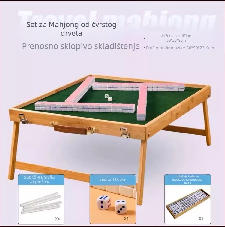 Mini Mahjong pločice s engleskim slovima i riječima, Pinyin izdanje za razvoj djetetove misli