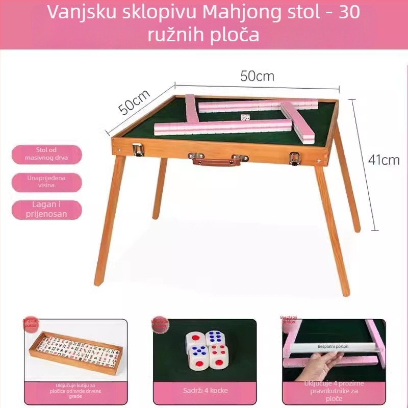Mini Mahjong pločice s engleskim slovima i riječima, Pinyin izdanje za razvoj djetetove misli