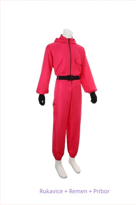 Unisex cosplay jumpsuit za Halloween, kostim za fotografiju/izvedbu, poliester 95%+, mekano obrađen materijal, korejski stil, ljeto 2025