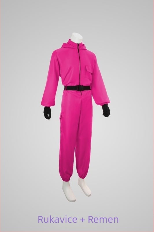 Unisex cosplay jumpsuit za Halloween, kostim za fotografiju/izvedbu, poliester 95%+, mekano obrađen materijal, korejski stil, ljeto 2025