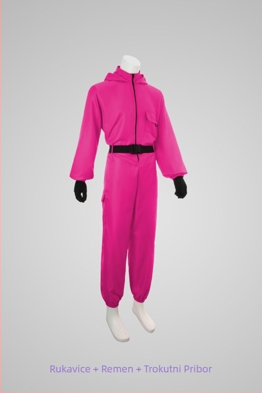 Unisex cosplay jumpsuit za Halloween, kostim za fotografiju/izvedbu, poliester 95%+, mekano obrađen materijal, korejski stil, ljeto 2025