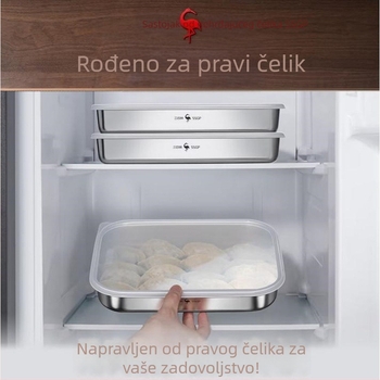 Kutija za zamrzavanje knedli, prehrambene klase, 316 visokokvalitetni čelik, THGJ-014, jednostavan stil
