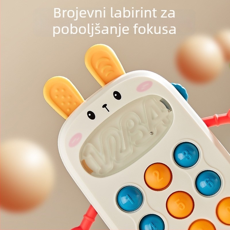 Igračka za hvatanje za bebe — plastika, vježbanje hvatanja, uzrast 0–3 godine